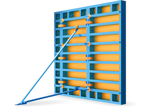 Аренда крупнощитовой стеновой опалубки